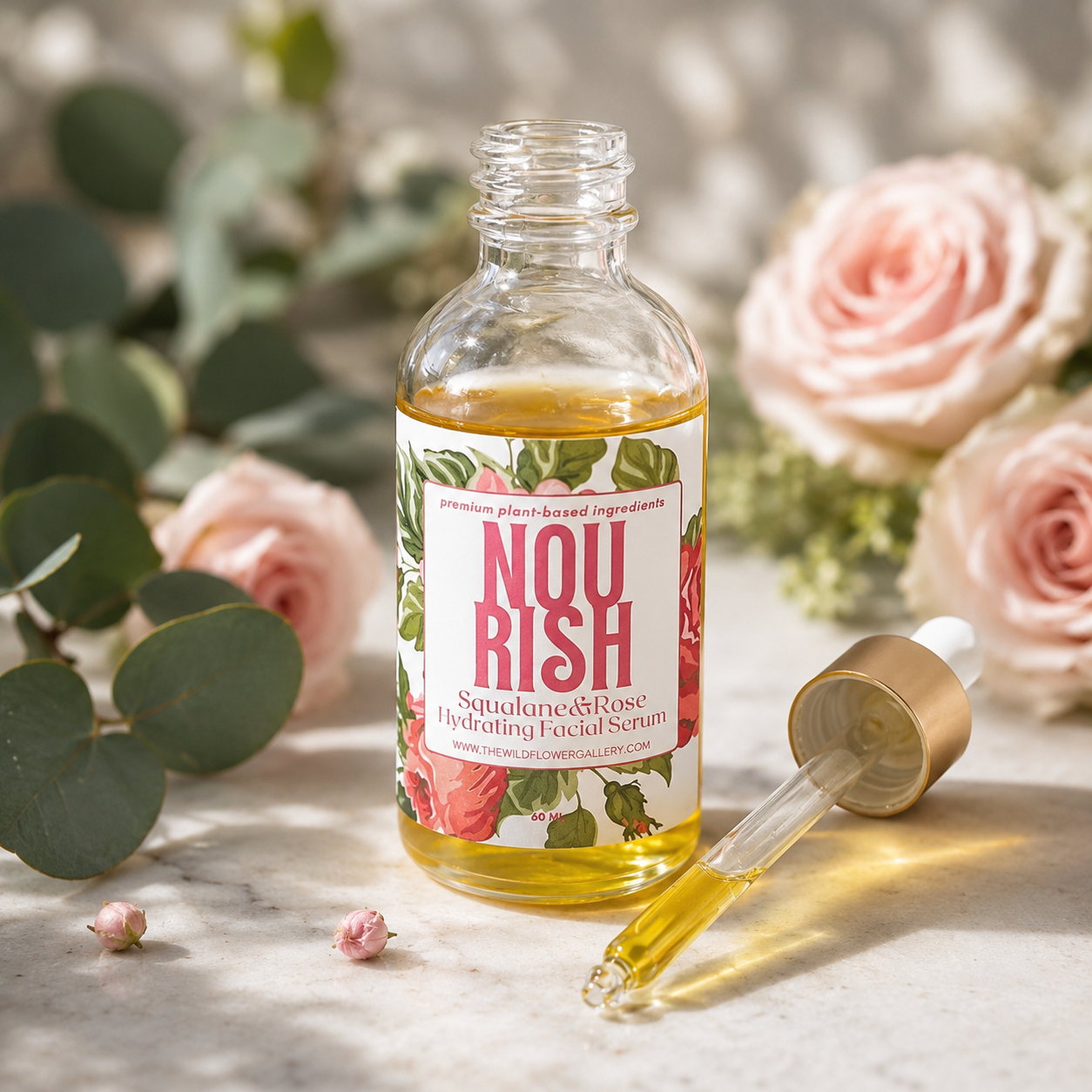 Nourish Facial Serum – Hydrate, Brighten & Rejuvenate Naturally
