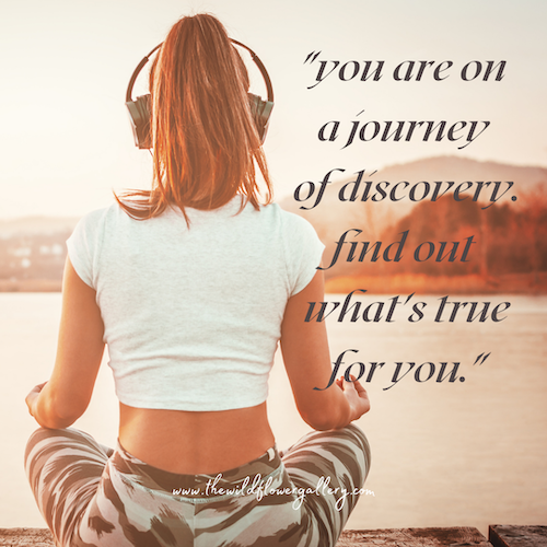 you are on a journey of self-discovery find out what's true for you quote