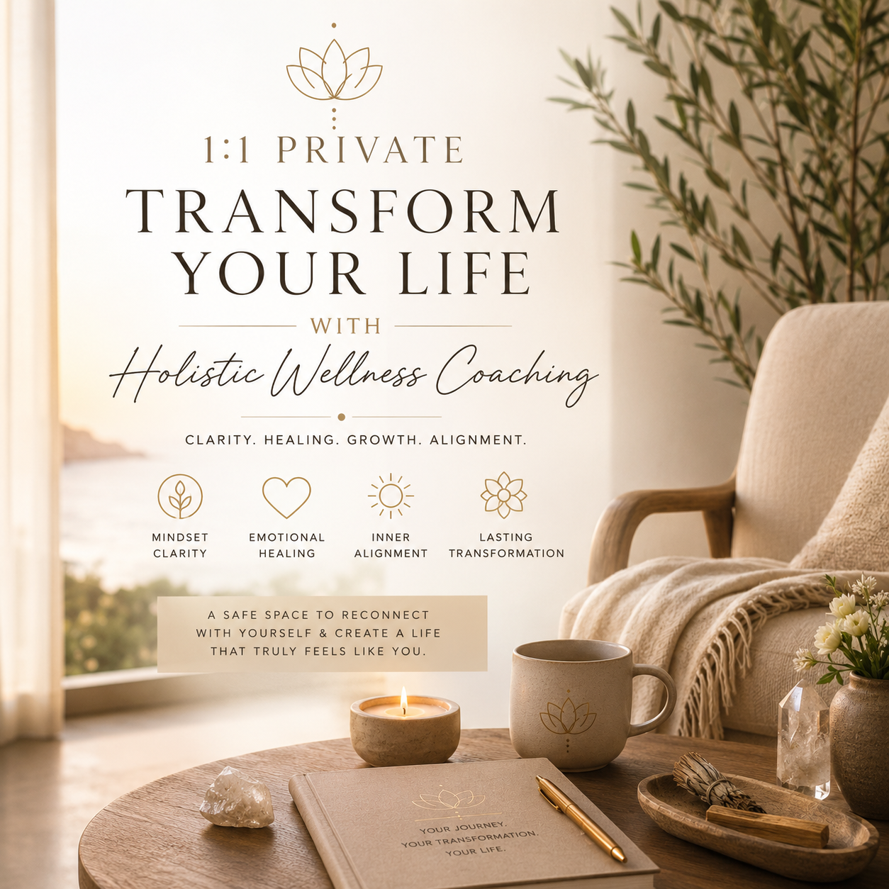 Transform Your Life with 1:1 Holistic Wellness Coaching