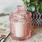 Reusable Pink Daisy Candy Jar Candle | Wildflowers & Vanilla Musk